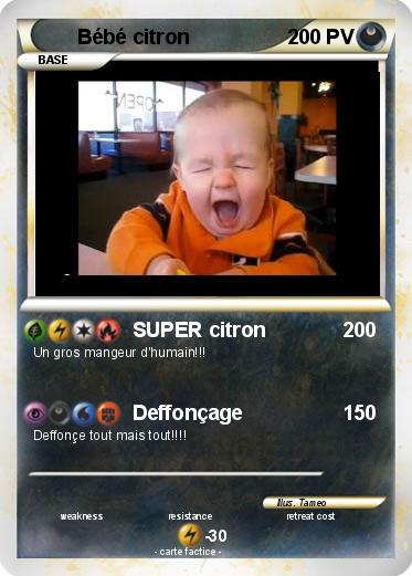 Pokemon Bébé citron