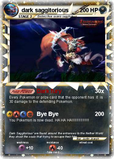 Pokemon dark saggitorious