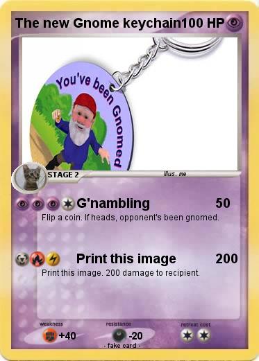 Pokemon The new Gnome keychain