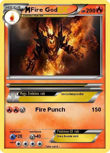 Pokemon Fire God