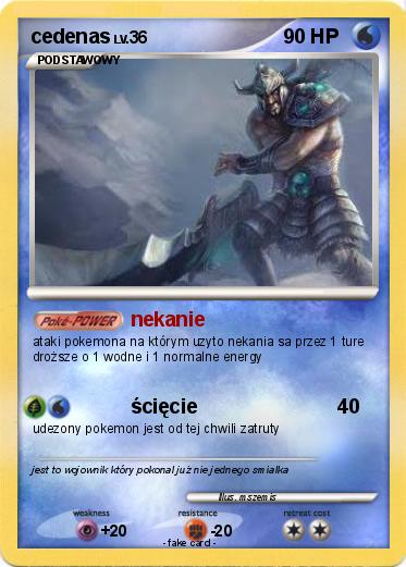 Pokemon cedenas