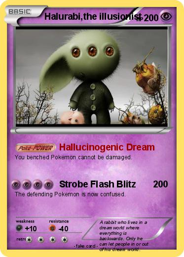 Pokemon Halurabi,the illusionist