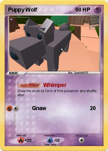 Pokemon Puppy Wolf