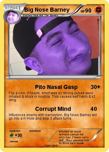 Pokemon Big Nose Barney