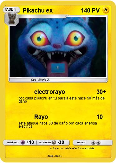 Pokemon Pikachu ex