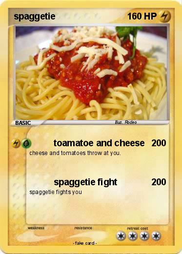 Pokemon spaggetie