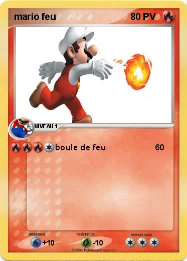 Pokemon mario feu
