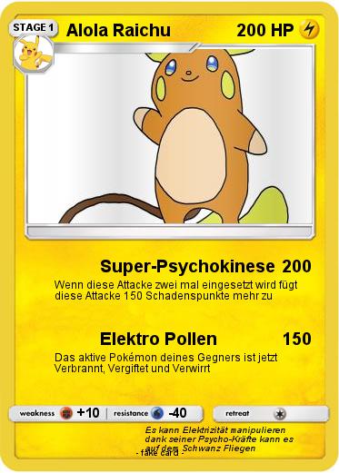 Pokemon Alola Raichu