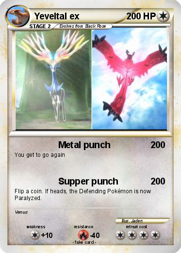 Pokemon Yeveltal ex