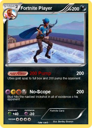 Pokemon Fortnite Player