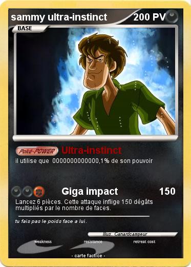 Pokemon sammy ultra-instinct