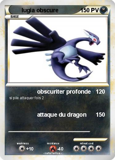 Pokemon lugia obscure