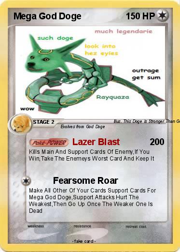 Pokemon Mega God Doge