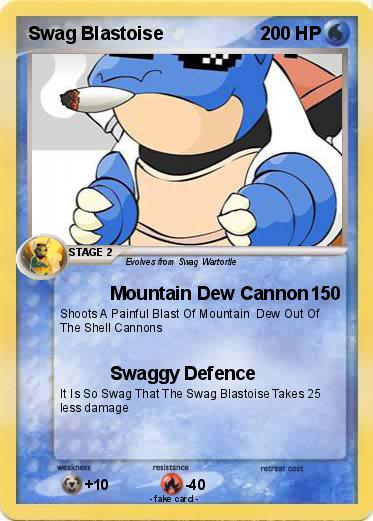 Pokemon Swag Blastoise