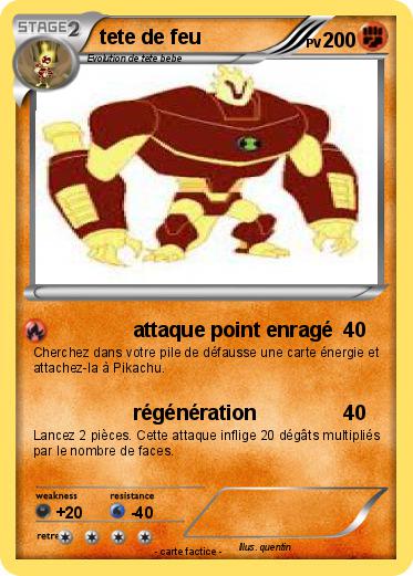 Pokemon tete de feu