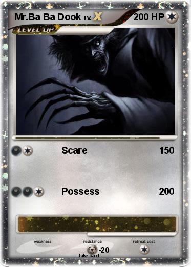 Pokemon Mr.Ba Ba Dook