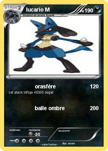 Pokemon lucario M