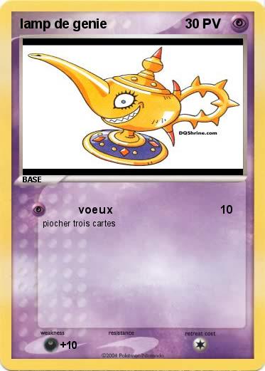 Pokemon lamp de genie