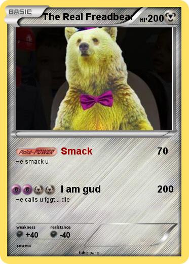 Pokemon The Real Freadbear