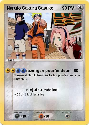 Pokemon Naruto Sakura Sasuke