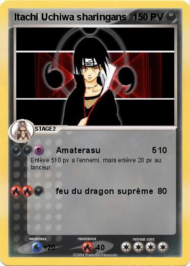 Pokemon Itachi Uchiwa sharingans