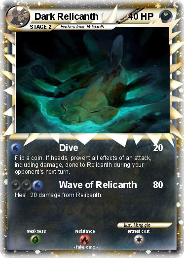 Pokemon Dark Relicanth