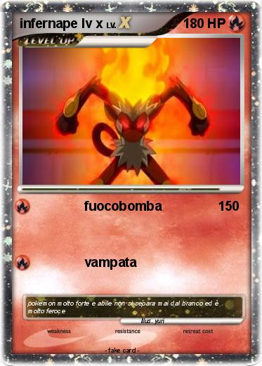 Pokemon infernape lv x