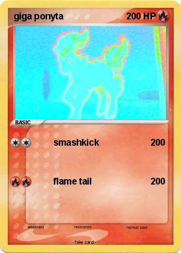 Pokemon giga ponyta
