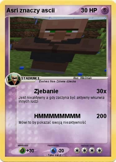 Pokemon Asri znaczy ascii