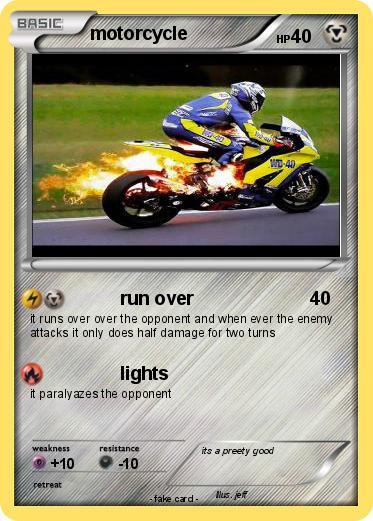Pokemon motorcycle