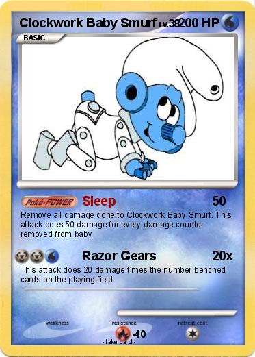 Pokemon Clockwork Baby Smurf