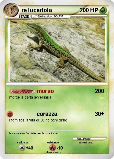 Pokemon re lucertola