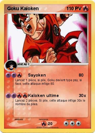 Pokemon Goku Kaïoken