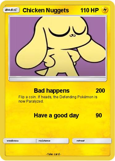 Pokemon Chicken Nuggets