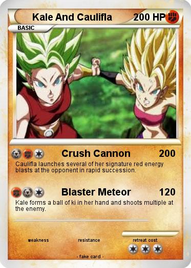 Pokemon Kale And Caulifla