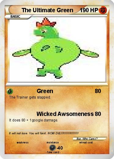 Pokemon The Ultimate Green