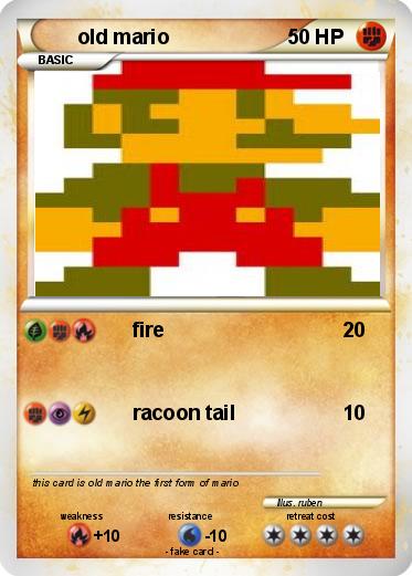 Pokemon old mario