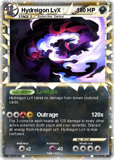 Pokemon Hydreigon LvX          1