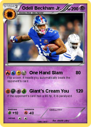 Pokemon Odell Beckham Jr.
