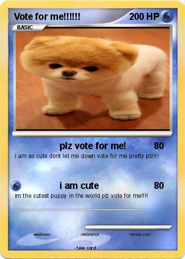 Pokemon Vote for me!!!!!!