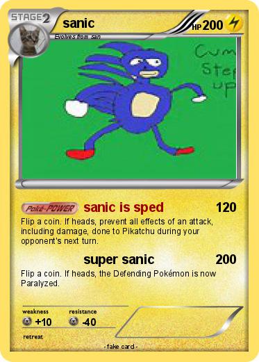 Pokemon sanic