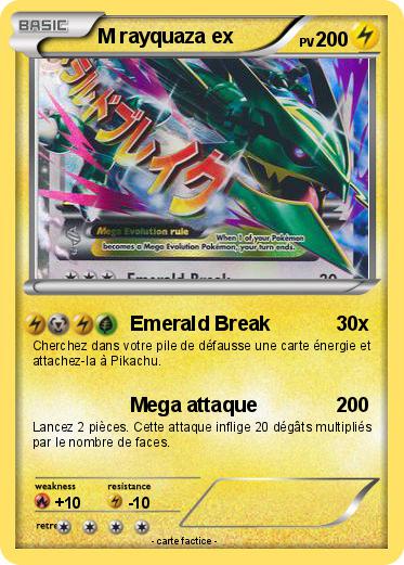 Pokemon M rayquaza ex