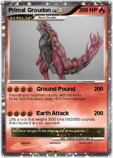 Pokemon Primal Groudon