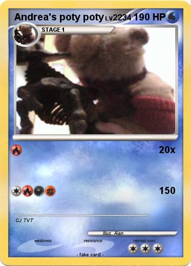 Pokemon Andrea's poty poty