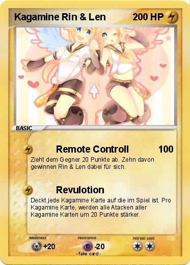 Pokemon Kagamine Rin & Len