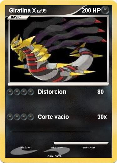 Pokemon Giratina X