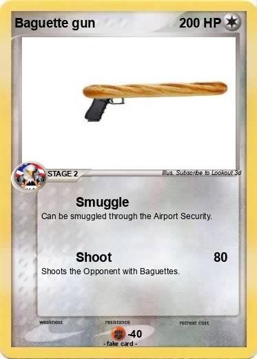 Pokemon Baguette gun