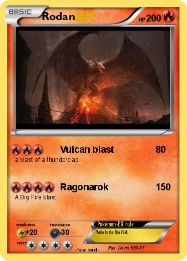 Pokemon Rodan