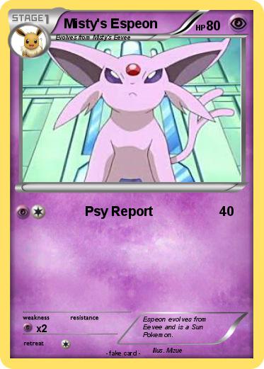Pokemon Misty's Espeon