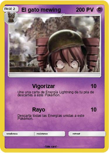 Pokemon El gato mewing